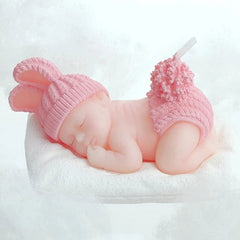 10pcs Baby Shower Favor Gift - Sleeping Baby Smokeless Candle - candletown.net