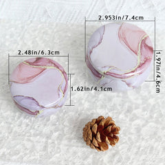 12-Piece Marble Pattern Candle Tins - Perfect for DIY Candle Making & Storage - candletown.net