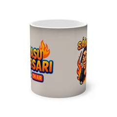 Väriä vaihtava Kaasukeisari-muki