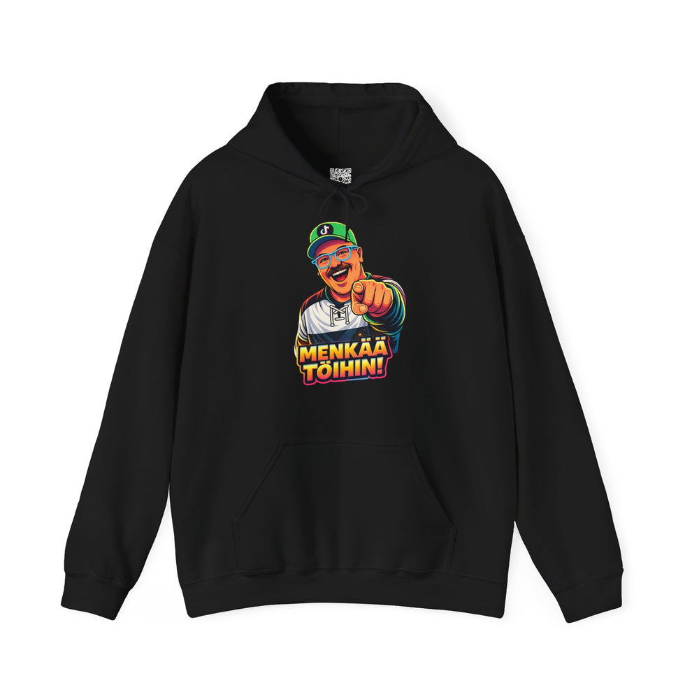 DJ Aatee81 “Menkää Töihin” – Unisex Hoodie - candletown.net