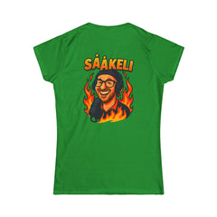 Kaasukeisari “On Air” Ladyfit T-Paita — Sååkeli Fire Podcast