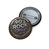 Perza 90’s Rock ONLY Vintage Pyöreä Logo Pinssi
