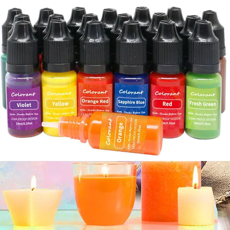 20 Colors High Concentration Candle Soap Color Essence – Perfect for DIY Candle and Soap Making - candletown.net