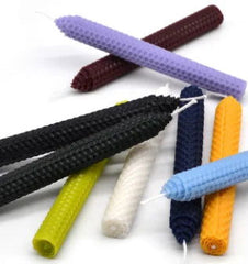 2 pcs Pointed Beeswax Honeycomb Candles - Prayer & Home Decor - candletown.net