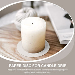 35 Pcs Candle Tray Drip Protectors - Holder for Candles and Candelabra Supply - candletown.net