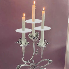 35 Pcs Candle Tray Drip Protectors - Holder for Candles and Candelabra Supply - candletown.net