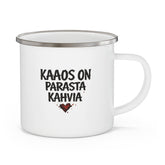 ANIZ “Kaaos on Parasta Kahvia” Enamel Mug