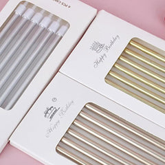 6 Pieces Coloured Birthday Candles - Decoration for Baby Showers, Weddings & Christmas Parties - candletown.net