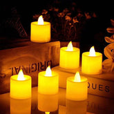 8-48 Packs Heart Shape LED Candle Flameless Tealight Love Candles - candletown.net