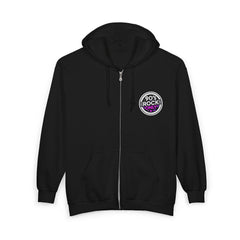 PERZA’s 90’s ROCK ONLY Violetti Logo Vetoketjuhuppari