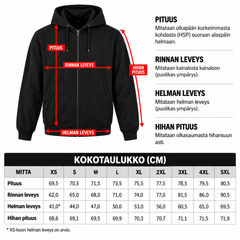 Custom Ultra Heavy Vetoketjuhuppari – Suunnittele Oma Hupparisi – 460 g/m²