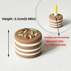 Bear Cake Topper - Cute Birthday Cake Decoration - candletown.net