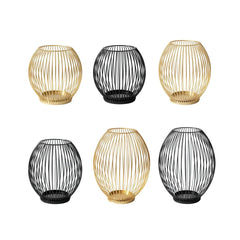 Candles Stand Party Home Pillar Candle Holder Metal Cage Candlestick for Housewarming New Year Wedding Farmhouse Anniversary - candletown.net