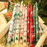 Christmas 25CM Christmas Banquet Candle Ornament Candlelight Dinner Decoration Long Pole Wedding Smokeless Atmosphere Candle - candletown.net