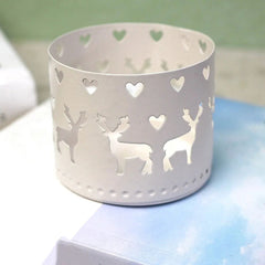 Christmas Hollow Candle Holder - Festive Candleholder for Home & Party Decor - candletown.net