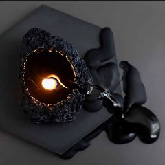 Creative Meteorite Aroma Candle - Black Stone Decorative Ornament for Home and Birthday Gifts - candletown.net
