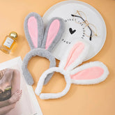 Cute Plush Rabbit Ears Headband - candletown.net