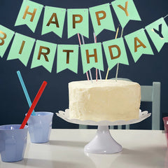 Happy Birthday Banner – Colorful Party Decoration - candletown.net