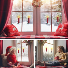 10PCS LED Christmas Tree Candles with Remote Control & Timer