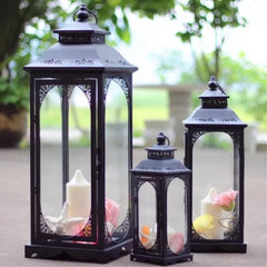 Wrought Iron Wind Lantern Candle Holder - candletown.net