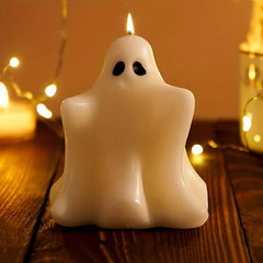 Handcrafted Halloween Ghost Scented Candle - Lavender Aroma Festive Decor - candletown.net