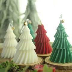 Holiday Shaped Scented Soy Wax Candles - Elegant and Festive Holiday Decoration - candletown.net