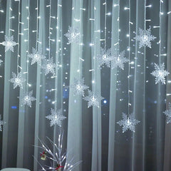 LED Snowflake Curtain Lights - candletown.net