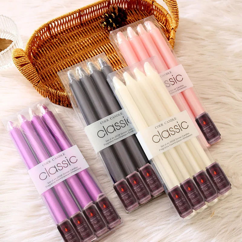 New European Smokeless Dinner Candle for All Occasions - candletown.net