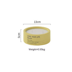 Nordic Creative Ceramic Aromatherapy Candle – Scandinavian Elegance and Tranquility - candletown.net