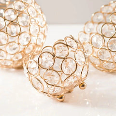 Retro Crystal Cup Candle Holder - Perfect for Weddings and Elegant Decoration - candletown.net