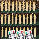 Flameless LED Taper Candles for Christmas Tree