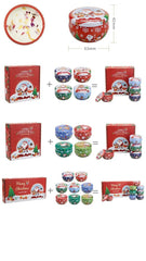 Christmas Aromatherapy Candles – Santa & Snowmen Tin Set