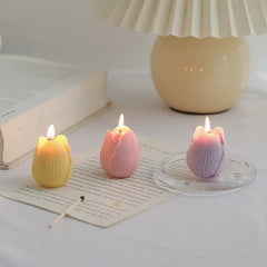 Tulip Scented Candles – Handmade Decorative Flower Candles - candletown.net