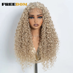 30 Inch (76 cm) Curly Lace Front Wig - candletown.net