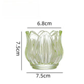 Glass Tulip Candle Holder - candletown.net