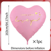 Oversized 63 inch Love You Heart Balloon - candletown.net