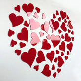 DIY Love Heart Acrylic Wall Stickers – 3D Mirror Decor - candletown.net