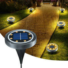 Solar Ground Lights for Garden Paths
