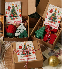 Christmas Candle Gift Set – Gingerbread & Tree Candles