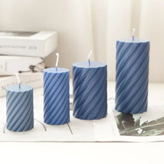 3D Threaded Cylindrical Candle Mold