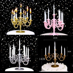 Cake Candle Set with Holders (9pcs) - candletown.net