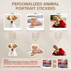 100 kpl Personoidut Tarrat – Vedenkestävä Die Cut