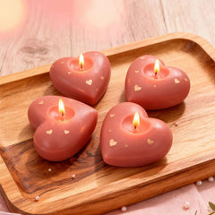 Silicone Heart Candle Molds