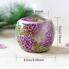 Glass Mosaic Candle Holder