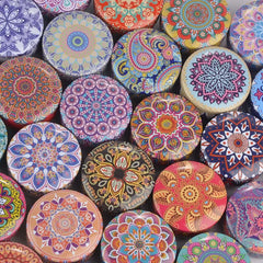 Printed Tin Candle Jars 2.5oz, Lids, Circle Heart or Butterfly