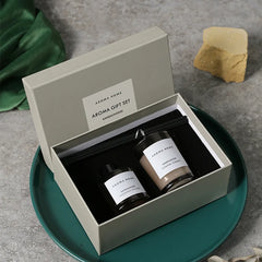 Aromatherapy Candle & Essential Oil Diffuser Gift Set