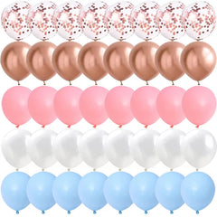 40PCS Rose Gold & Pink Balloons – Elegant Party Decorations - candletown.net