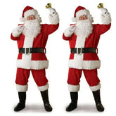 Deluxe Santa Claus Costume for Men – Classic Red Christmas Cosplay Set