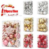 20/29pcs Christmas Ball Decoration Set