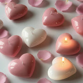 Heart Shaped Scented Candles – Valentine’s Day Set